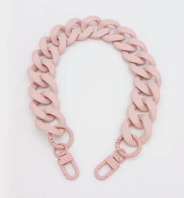 Angel Çanta Aksesuar 50x3.3 cm Pudra Renk Buzlu (Mat) Zincir - 1