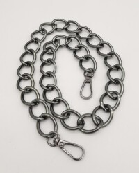 Angel Çanta Aksesuar 60 cm Füme Renk Kancalı Geniş Çanta Zinciri - Angel Çanta Aksesuar