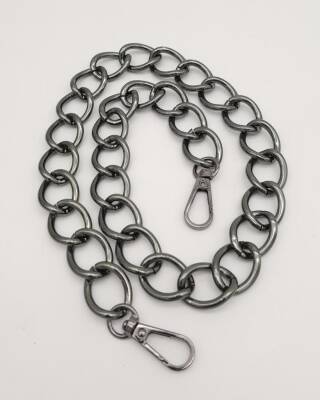 Angel Çanta Aksesuar 60 cm Füme Renk Kancalı Geniş Çanta Zinciri - 1