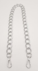 Angel Çanta Aksesuar 60 cm Gümüş Renk Kancalı Geniş Çanta Zinciri - 2