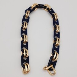 Angel Çanta Aksesuar Akrilik Zincir 42 Cm Siyah Renk - Angel Çanta Aksesuar