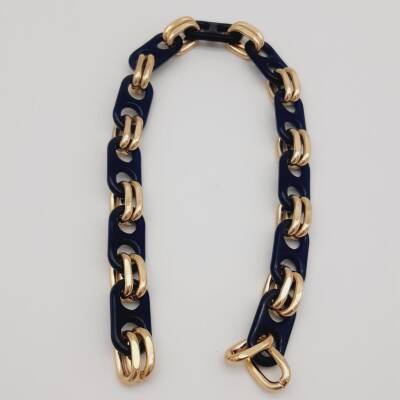 Angel Çanta Aksesuar Akrilik Zincir 42 Cm Siyah Renk - 1