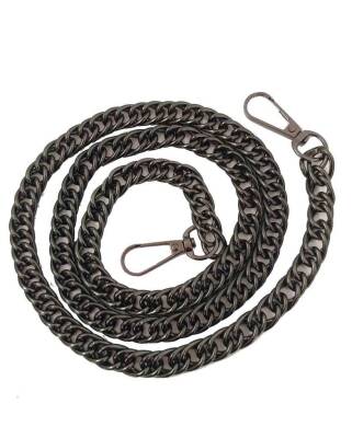 Angel Çanta Aksesuar Çift Halkalı Füme Renk Çanta Zinciri Kancalı (100 Cm) - 1