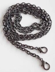 Angel Çanta Aksesuar Füme Renk Düz Çanta Zinciri (120 Cm) - Angel Çanta Aksesuar