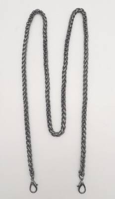 Angel Çanta Aksesuar Füme Renk Kalın Örgü Çanta Zinciri (120 Cm) - 2