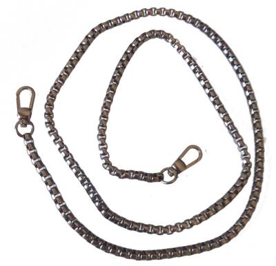 Angel Çanta Aksesuar Füme Renk Kare Model Çanta Zinciri (1 Metre) - 1