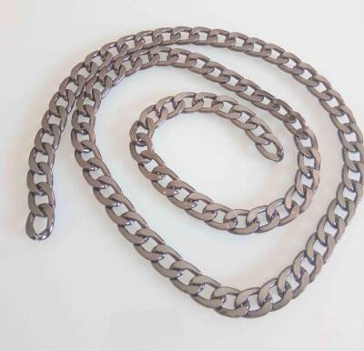 Angel Çanta Aksesuar Füme Renk Klasik Çanta Zinciri 120 Cm - 1