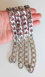 Angel Çanta Aksesuar Gümüş Renk Klasik Çanta Zinciri 150 Cm - Angel Çanta Aksesuar