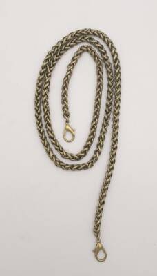 Angel Çanta Aksesuar Kalın Örgü Model Antik Renk Kancalı Çanta Zinciri 100 Cm - 1