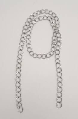 Angel Çanta Aksesuar Kalın Zincir Gümüş 100 cm - 1