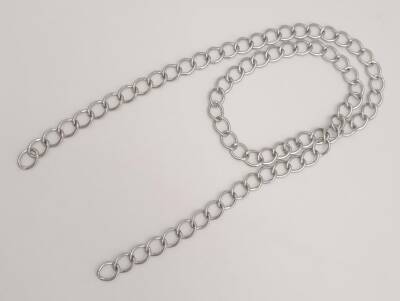 Angel Çanta Aksesuar Kalın Zincir Gümüş 100 cm - 2