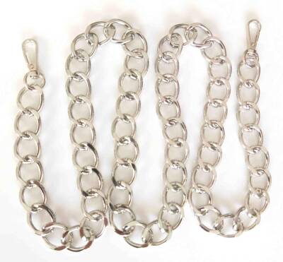 Angel Çanta Aksesuar Kancalı Gümüş Geniş Zincir - 1