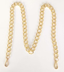 Angel Çanta Aksesuar Light Gold Renk Geniş Çanta Zinciri, Kancalı - Angel Çanta Aksesuar