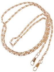 Angel Çanta Aksesuar Light Gold Renk İnce Çanta Zinciri (120 Cm ) - Angel Çanta Aksesuar