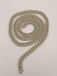 Angel Çanta Aksesuar Renkli Metal Zincir Bej 120 Cm - Angel Çanta Aksesuar