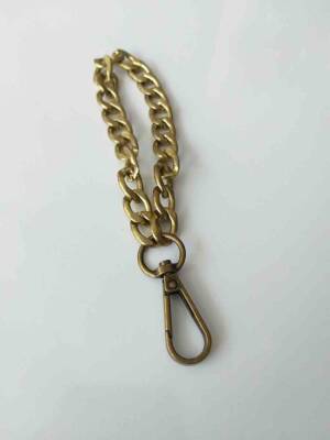 Angel Çanta Aksesuar Zincirli Elcik Antik Renk - 1